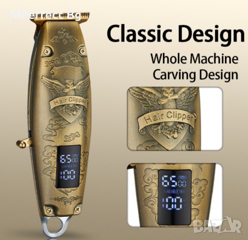 Машинка за подстригване тример за подстригване и прецизно оформяне , снимка 6 - Фризьорски принадлежности - 40173440