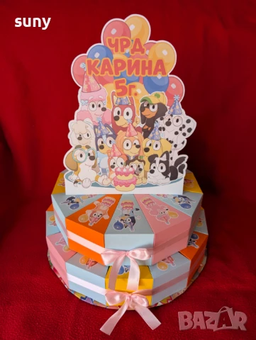 Картонена торта Лабубу, снимка 16 - Други - 50953314