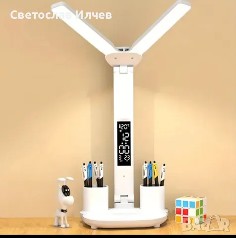  LED настолна лампа, снимка 3 - Лед осветление - 48402546