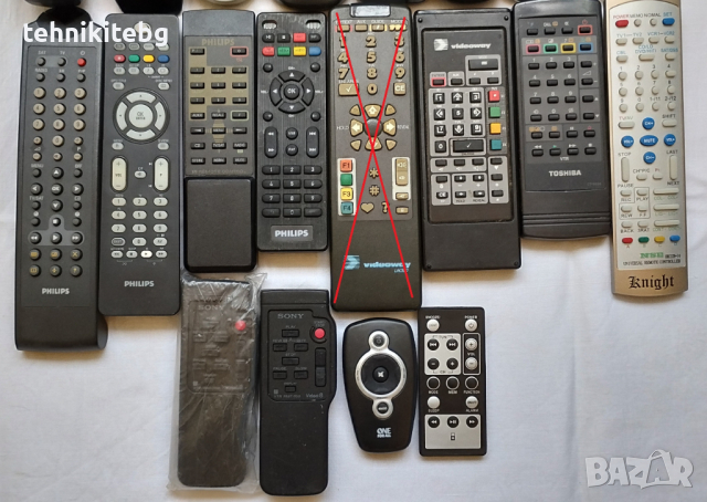 18 броя дистанционни за TV/DVD/VIDEO/SAT/AUDIO/универсални/ за камери и радиа и други, снимка 3 - Други - 41910472