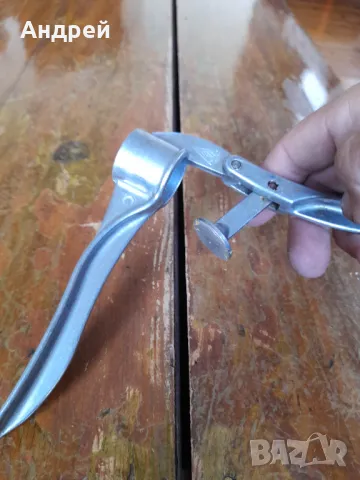 Стара алуминиева преса за чесън #23, снимка 4 - Други ценни предмети - 50081431