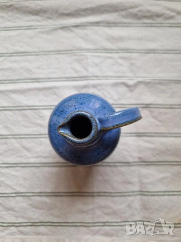 Малка кобалтово синя кана – ръчна изработка, Англия , снимка 2 - Декорация за дома - 52292593