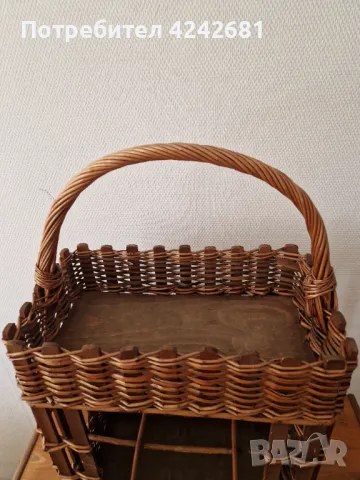 Поставка за бутилки , снимка 3 - Декорация за дома - 47319611