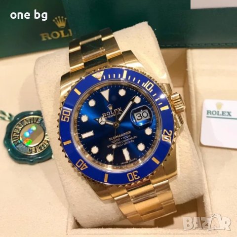 Rolex Submariner Gold Blue Ocean , снимка 11 - Мъжки - 40519073