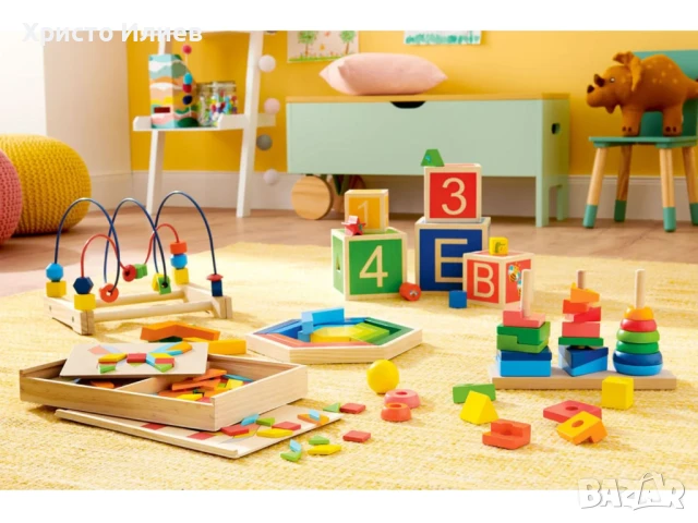 Дървен пъзел Шестоъгълник Монтесори метод, снимка 7 - Игри и пъзели - 50805520