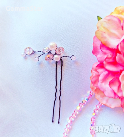 Украса за коса с кристали/ Бижута за коса/ Аксесоари за коса, снимка 11 - Аксесоари за коса - 46574048