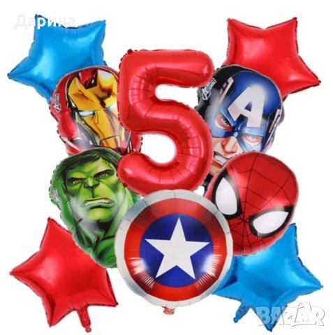 Парти сет украса Супергерои 