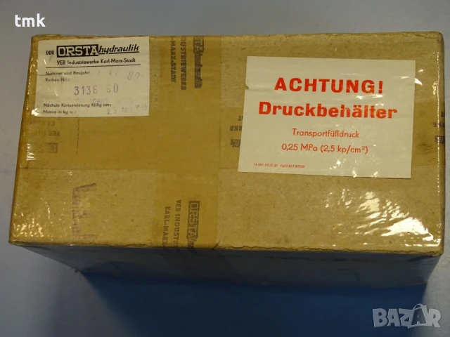 Хидроакумулатор Orsta Hydraulic 1/16 TGL 10843 Diaphragm Accumulator 160Bar 1L, снимка 11 - Резервни части за машини - 50550740
