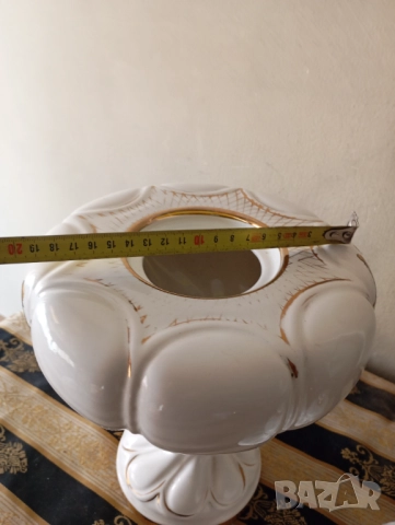 Винтидж порцеланова купа с капак, снимка 4 - Антикварни и старинни предмети - 47554641