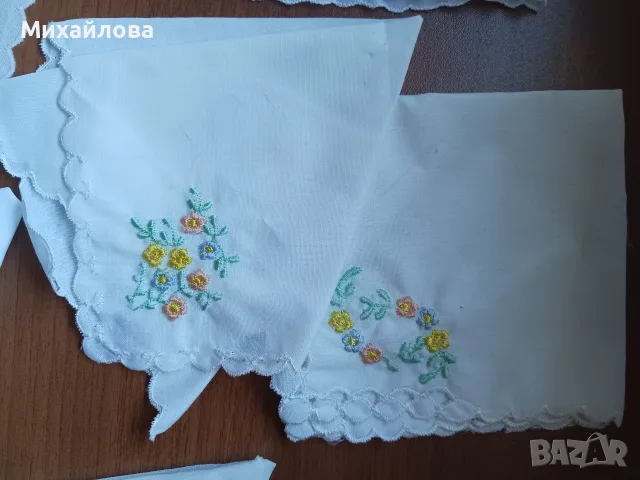Сватбени ретро кърпички бродерия , снимка 6 - Декорация за дома - 55711069