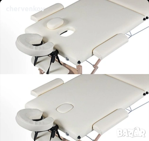 Двусекторна алуминиева козметична масажна кушетка -бял и черен цвят, снимка 11 - Кушетки - 53166129