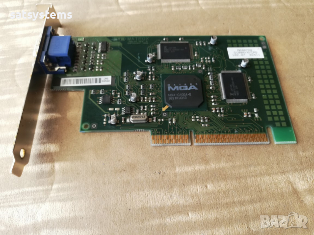 Видео карта Matrox MGI G100A/4/CPQ 4MB AGP, снимка 5 - Видеокарти - 36163445