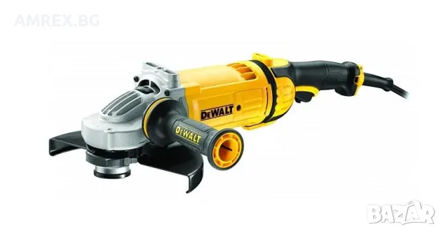 Ъглошлайф DeWALT DWE4579R – 2600 W, 230 мм, плавен старт и електронен съединител
