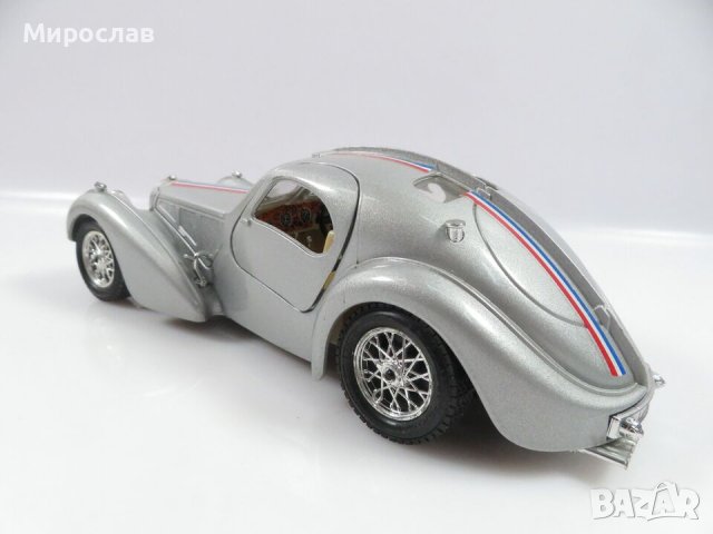 1:24 Bburago Bugatti Atlantic ИГРАЧКА КОЛИЧКА МОДЕЛ, снимка 5 - Колекции - 44498526