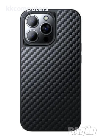 Калъф Wlons Kevlar MagSafe + стойка / Черен / за iPhone 17 Pro 6.3 Баркод : 3133032
