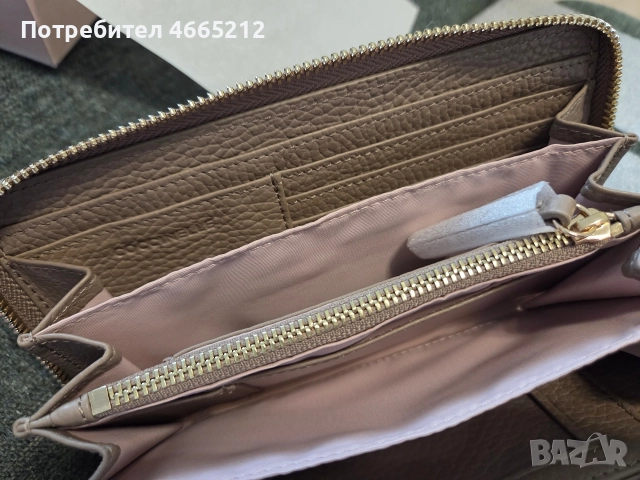 Кожено портмоне Coccinelle, снимка 4 - Портфейли, портмонета - 52602779