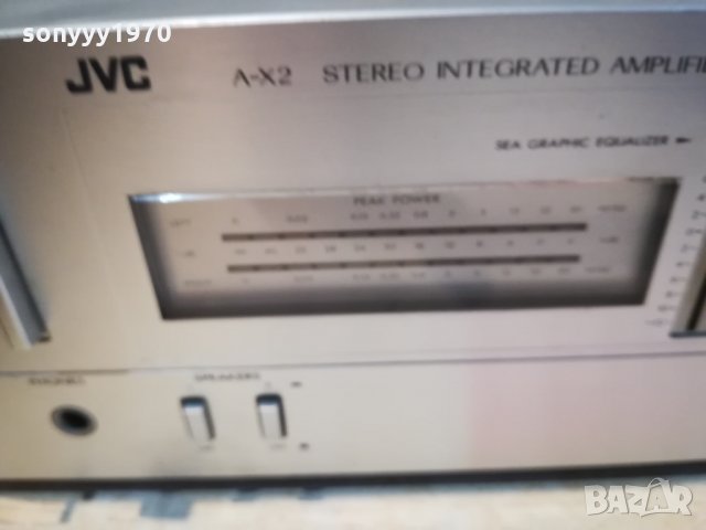 JVC A-X2 STEREO AMPLI-MADE IN JAPAN 0702221941, снимка 5 - Ресийвъри, усилватели, смесителни пултове - 35707745