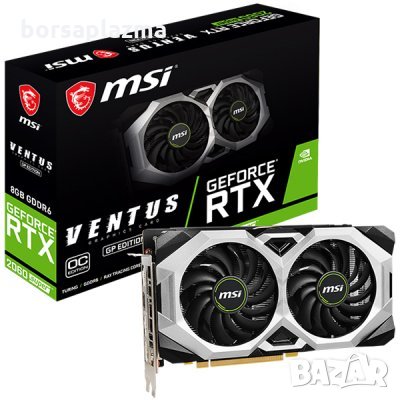 Чисто нова Nvidia GeForce RTX 2060, 6GB, MSI VENTUS GP OC, PCI-E 3.0, GDDR6, 192-bit, DP, HDMI, снимка 17 - Видеокарти - 33852423