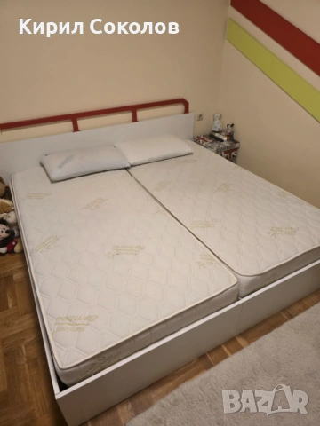 Продажба на легло с матраци и подматрачна рамка, снимка 4 - Матраци - 53622777