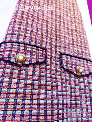 Рокля от букле/ туид на Zara, снимка 9 - Рокли - 51435318