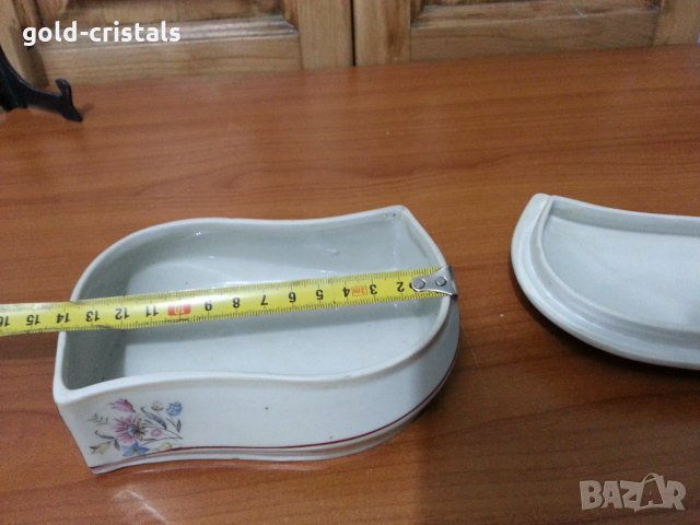 Стар български порцелан кутия , снимка 4 - Антикварни и старинни предмети - 36006849