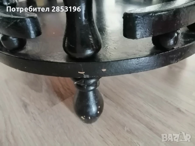 Ретро помощна масичка дървена , снимка 5 - Маси - 50502966