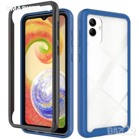 Samsung Galaxy A04 Силиконов Калъф Transparent TPU и Протектор