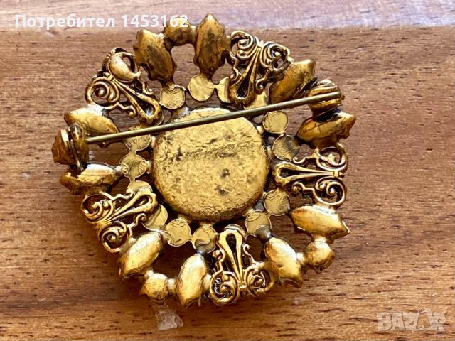 Стара чешка брошка , снимка 2 - Други - 40139796