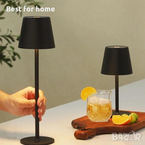 DEELUX Безжична настолна лампа с димируема светлина