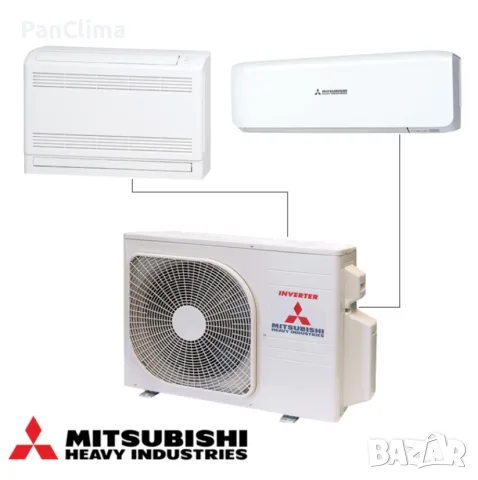 Мултисплит Mitsubishi Heavy SCM45ZS-W, 15 000 BTU, Клас А+++/A++, 49 dB, Фреон R32