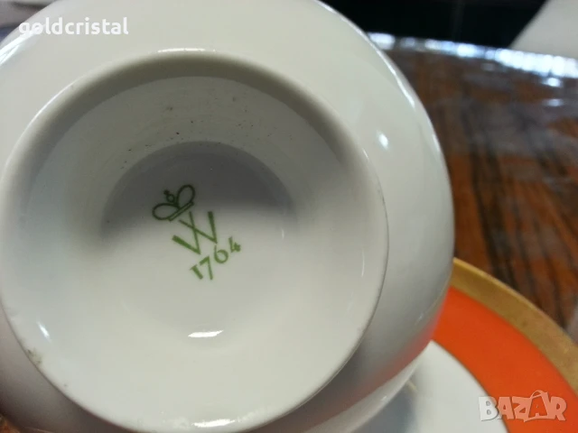 стар немски порцелан чаша за чай кафе, снимка 8 - Антикварни и старинни предмети - 18594164