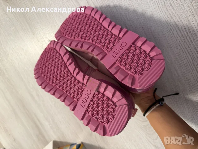 Розови сникърси Liu Jo MAXI WONDER , снимка 5 - Маратонки - 56232983