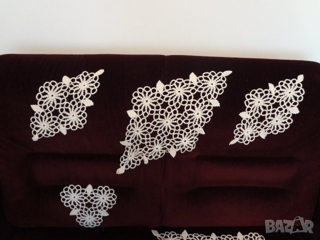 Покривка обла на една кука плетиво ретро, снимка 8 - Декорация за дома - 32530200