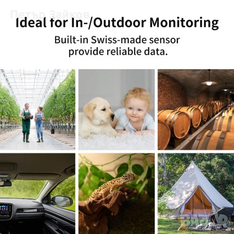 SwitchBot Термометър Хидрометър, снимка 8 - Друга електроника - 42726588