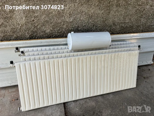 Продавам Панелни радиатори стоманени Стражишки 160/55 4бр.с кранове и разширител , снимка 2 - Радиатори - 55961819