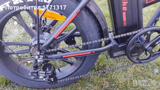 Електрическо сгъваемо колело Elmotivo RSIII Pro Folding Fat eBike, снимка 7 - Велосипеди - 53854042