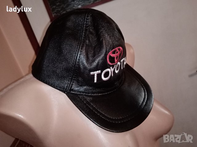 Естествена Кожа, Шапка TOYOTA. Код 1983, снимка 3 - Шапки - 40881591