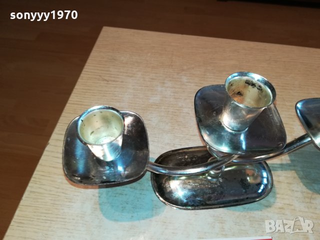 КРАСИВ СВЕЩНИК ОТ ГЕРМАНИЯ 0802221902, снимка 4 - Антикварни и старинни предмети - 35720989