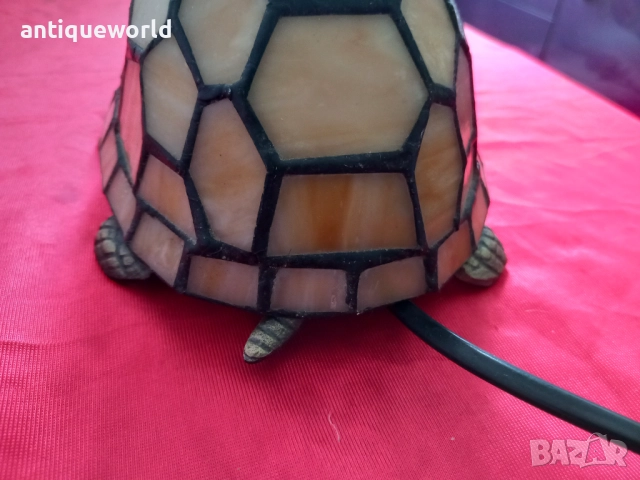 Лампа ТИФАНИ серия Животни КОСТЕУРКА, снимка 3 - Антикварни и старинни предмети - 51916579