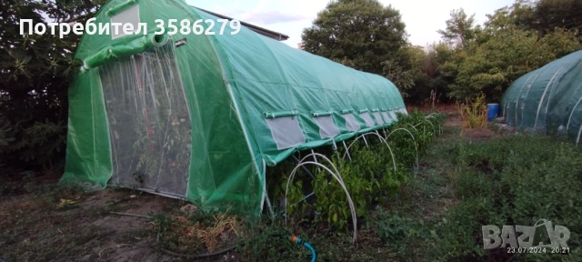 продавам 3 оранжерии 80 кв.м., снимка 6 - Оранжерии - 51869001