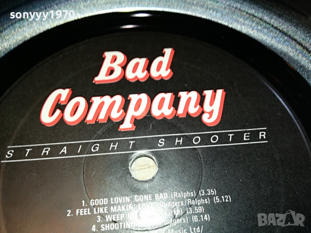 поръчана-bad company-island records 1803221147, снимка 12 - Грамофонни плочи - 36146925