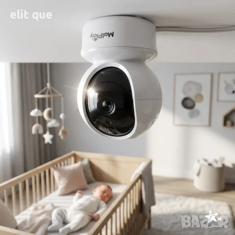 Електронен бебефон NannyEye Vision 5,0 инча, снимка 14 - Бебефони - 55726892