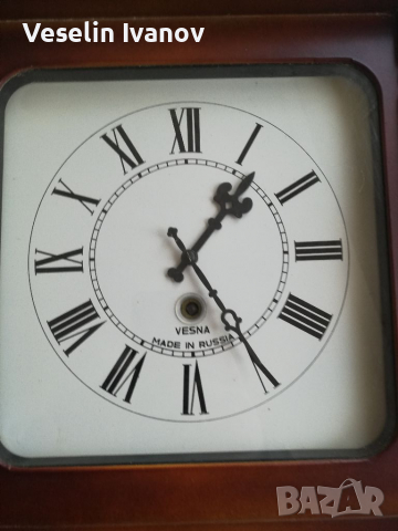 Стенен часовник Vesna, снимка 4 - Антикварни и старинни предмети - 36329859