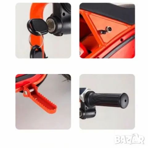 Детски електрически мотоциклет WOLONG, 350W, 36V, Bluetooth високоговорител, снимка 2 - Друга електроника - 49744550