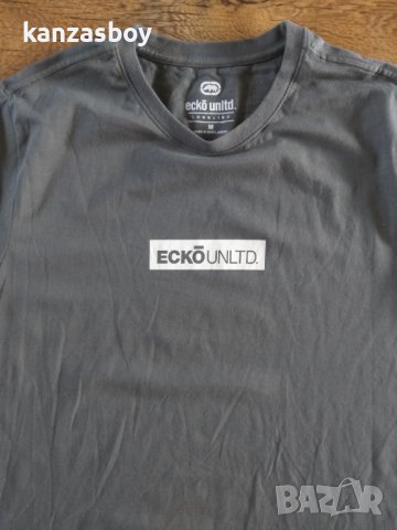 Ecko Unltd - страхотна мъжка тениска КАТО НОВА, снимка 2 - Тениски - 41670140