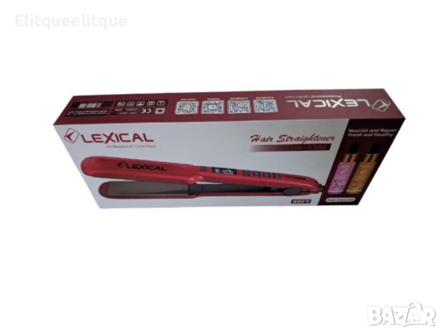 Преса за коса Lexical с подарък 2 шишента серум за коса с витамин C, снимка 5 - Преси за коса - 52187264