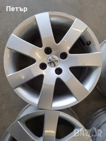 ОРИГИНАЛНИ АЛУМИНИЕВИ ДЖАНТИ ЗА ПЕЖО-4Х108Х65.1-16 цола, снимка 3 - Гуми и джанти - 51940304