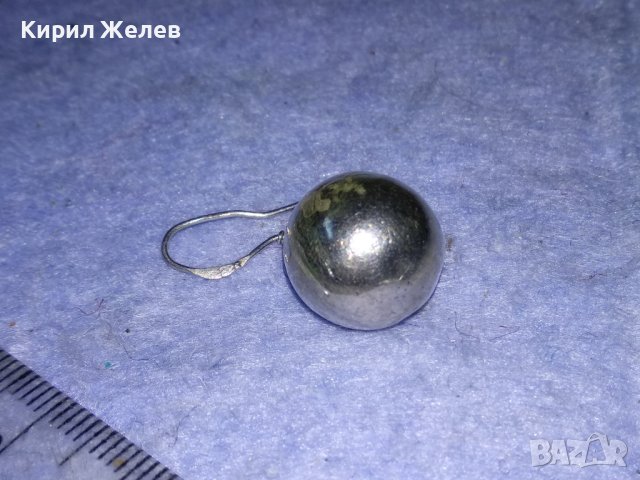 СТАРА СРЕБЪРНА КЛАСИЧЕСКИ РЕТРО СТИЛ ОБЕЦА ТОПЧЕ СРЕБРО 925 РЪЧНА ИЗРАБОТКА 22174, снимка 10 - Антикварни и старинни предмети - 40921147