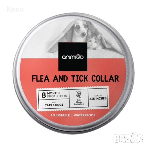 Каишка за куче или котка против кърлежи, бълхи, комари, мухи и др, снимка 3 - За кучета - 52396267