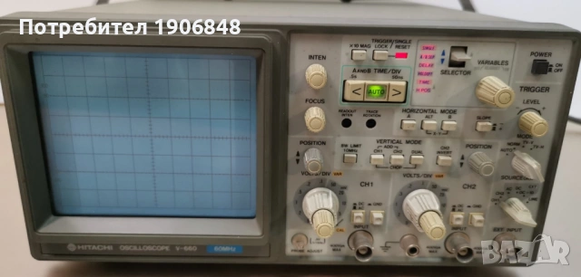 ОСЦИЛОСКОП HITACHI V-660, снимка 3 - Друга електроника - 53810358